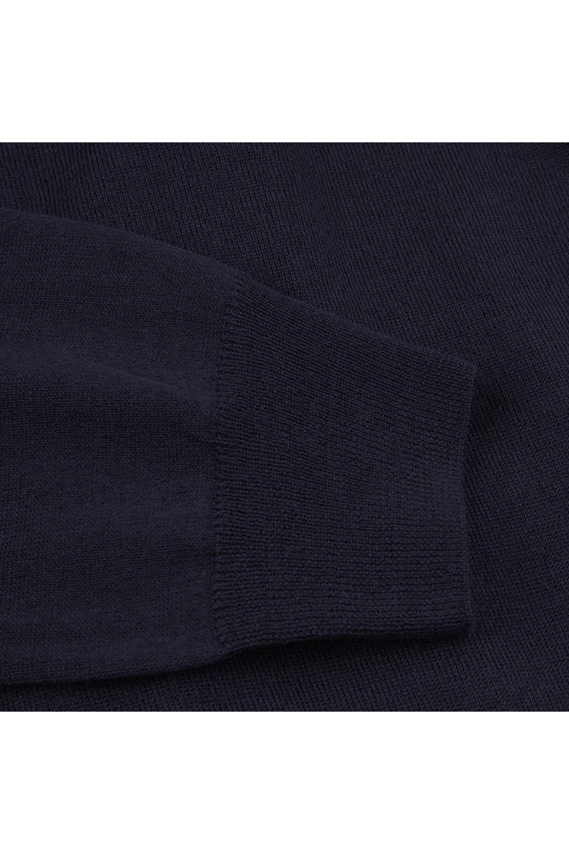 Stenströms Fitted Body Herren Strickjacke Nachtblau 3 Stenströms Fitted Body Herren Strickjacke Nachtblau – Bild 3