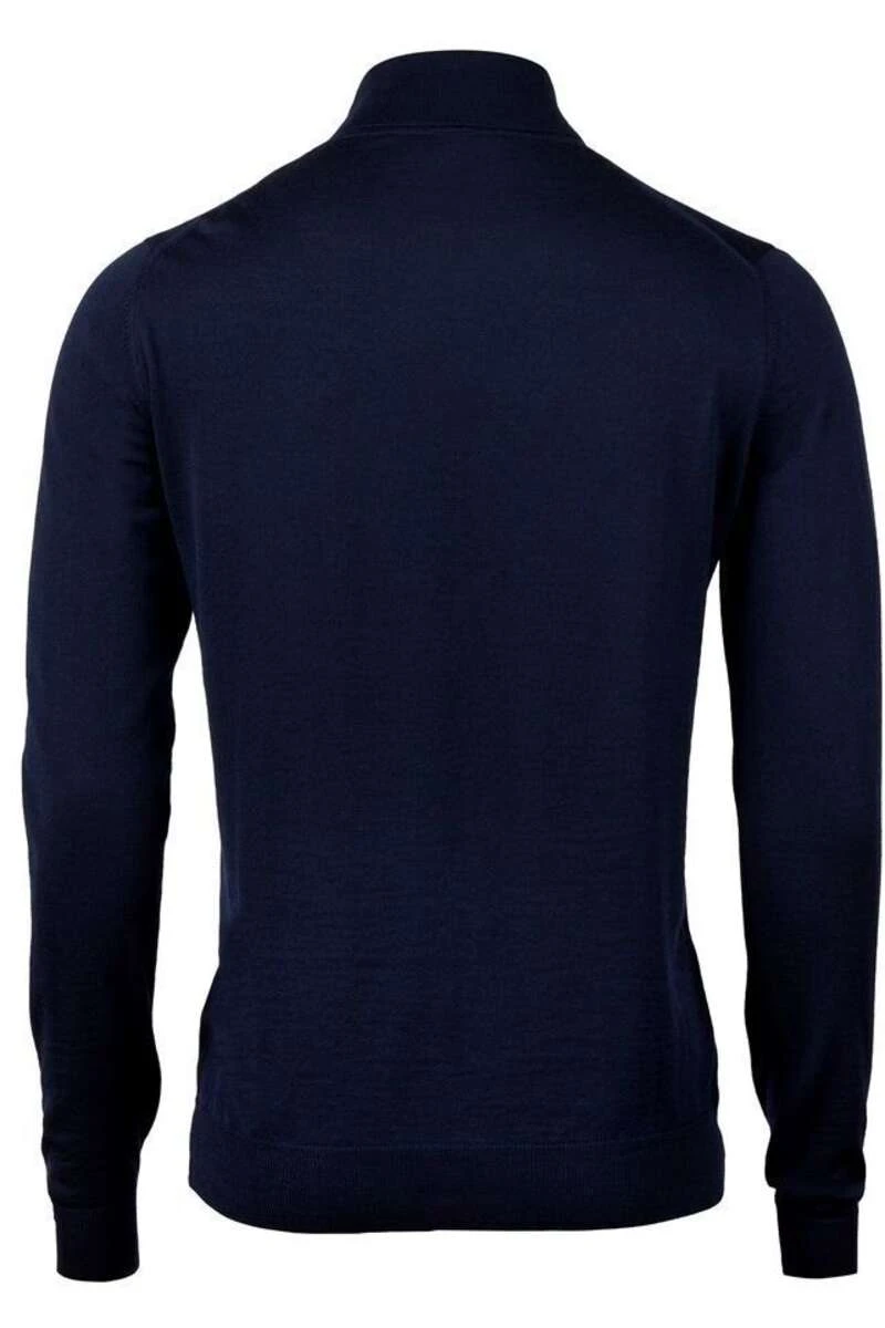 Stenströms Tailored Fit Herren Rollkragenpullover Navy 2 Stenströms Tailored Fit Herren Rollkragenpullover Navy – Bild 2