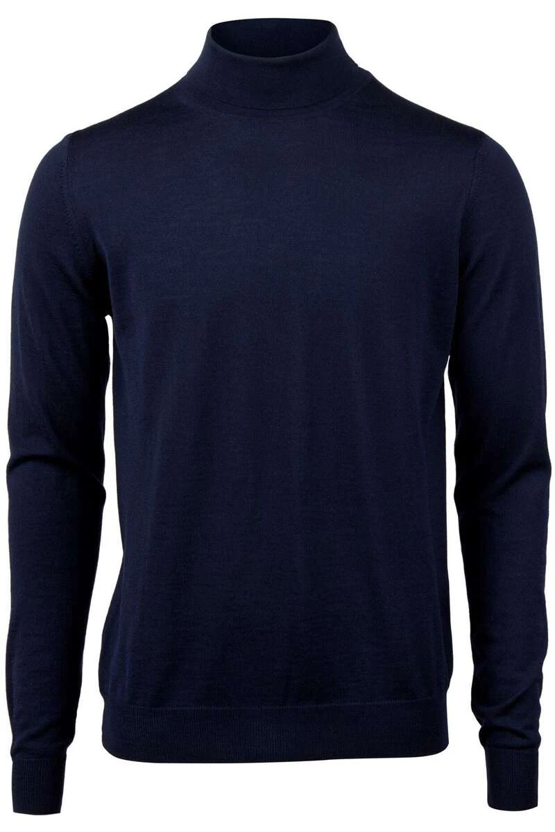 Stenströms Tailored Fit Herren Rollkragenpullover Navy 1 Stenströms Tailored Fit Herren Rollkragenpullover Navy