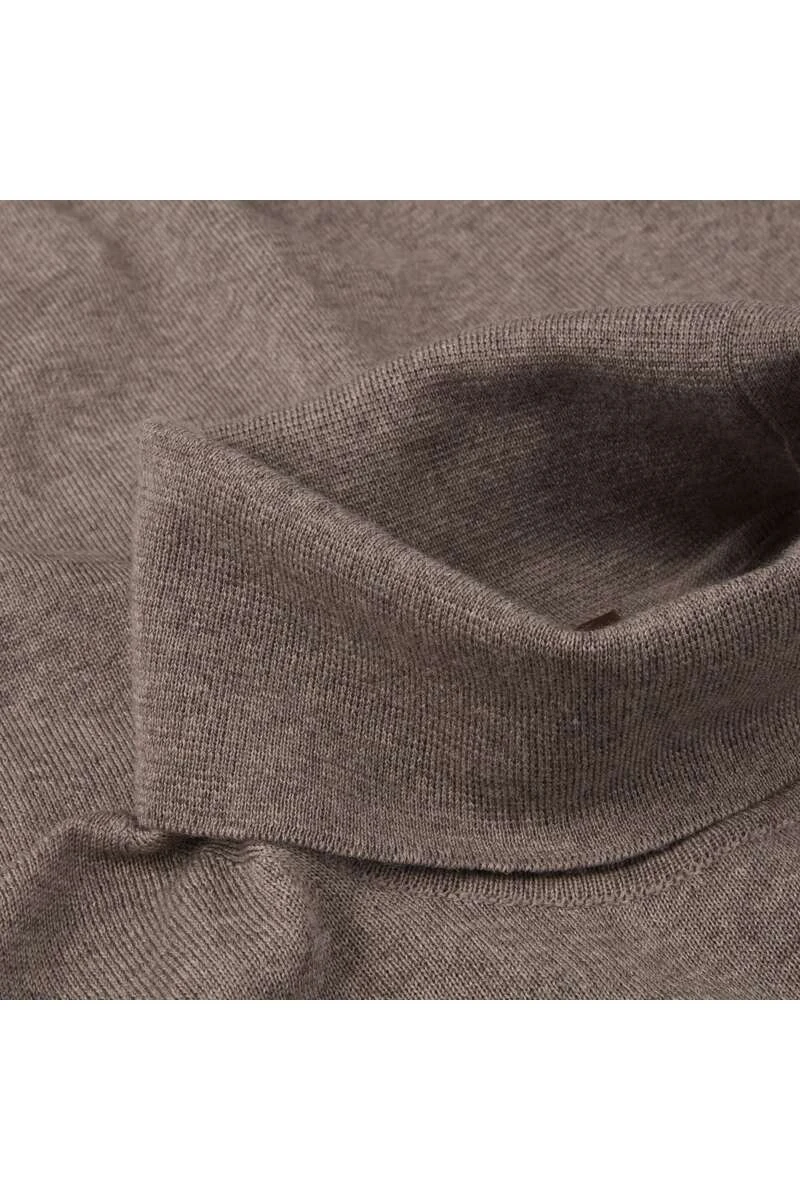 Stenströms Fitted Body Herren Rollkragenpullover Beige 3 Stenströms Fitted Body Herren Rollkragenpullover Beige – Bild 3