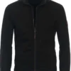 Casa Moda Casual Fit Herren Strickjacke Zip Schwarz