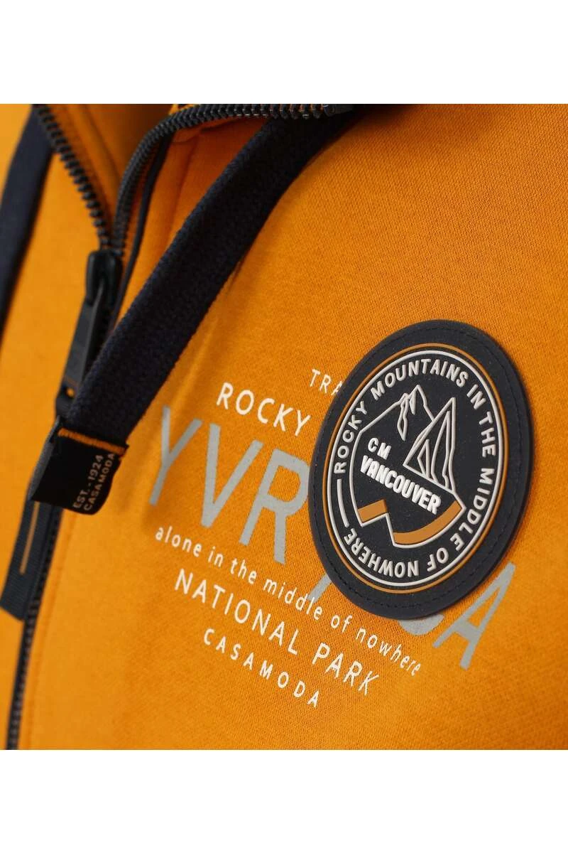 Casa Moda Kapuzen Sweatshirtgelb 5 Casa Moda Kapuzen Sweatshirtgelb – Bild 5