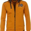 Casa Moda Kapuzen Sweatshirtgelb
