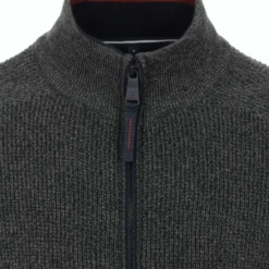 Casa Moda Casual Fit Herren Strickjacke Zip Grün -Angebote Pierre Cardin Store 423951300 340 3 800