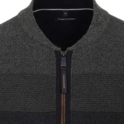 Casa Moda Casual Fit Herren Strickjacke Zip Dunkelgrün -Angebote Pierre Cardin Store 423951400 340 3 800