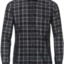 Casa Moda Casual Casual Fit Flanellhemd Grau, Kariert