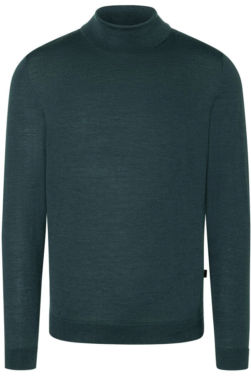 MAERZ Modern Fit Herren Rollkragenpullover Grün 1 MAERZ Modern Fit Herren Rollkragenpullover Grün