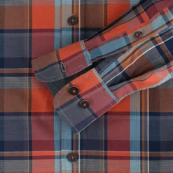 Casa Moda Casual Fit Hemd Orange, Kariert -Angebote Pierre Cardin Store 434010200 450 2 800