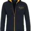 Casa Moda Casual Regular Fit Sweatjacke Mit Kapuze Kapuze Navy