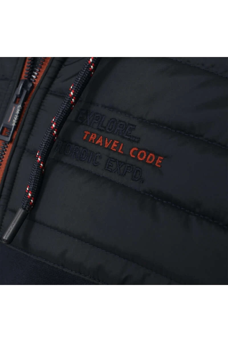 Casa Moda Casual Regular Fit Sweatjacke Mit Kapuze Kapuze Blau 3 Casa Moda Casual Regular Fit Sweatjacke Mit Kapuze Kapuze Blau – Bild 3