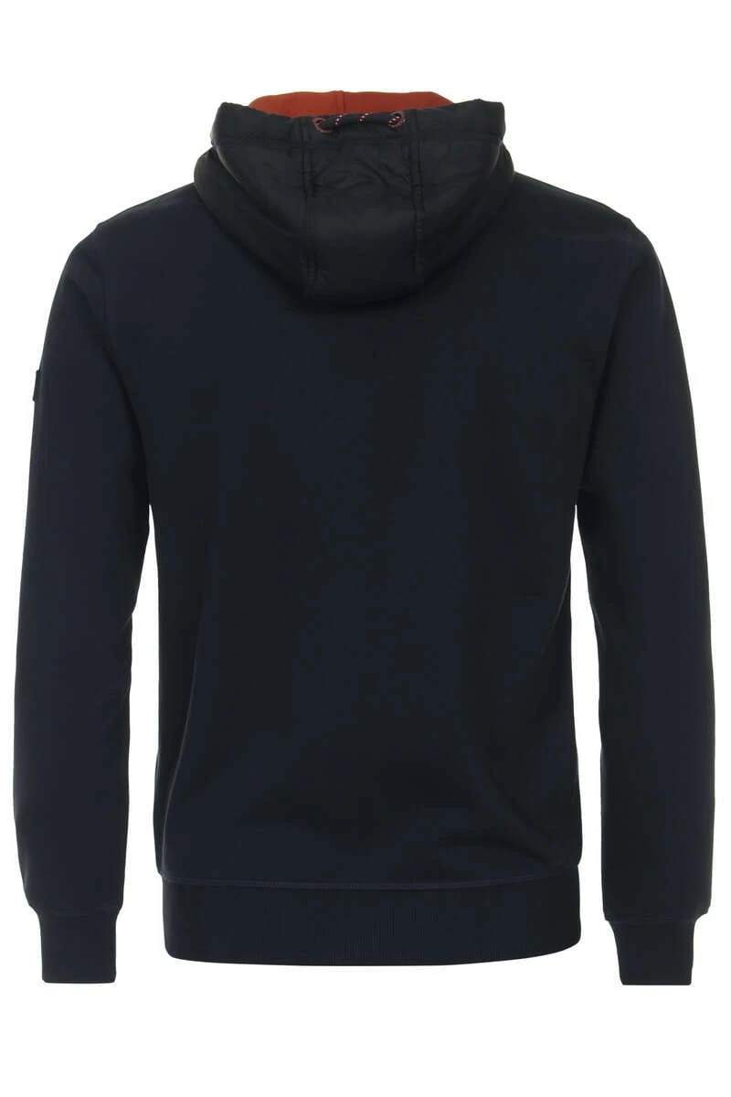 Casa Moda Casual Regular Fit Sweatjacke Mit Kapuze Kapuze Blau 5 Casa Moda Casual Regular Fit Sweatjacke Mit Kapuze Kapuze Blau – Bild 5