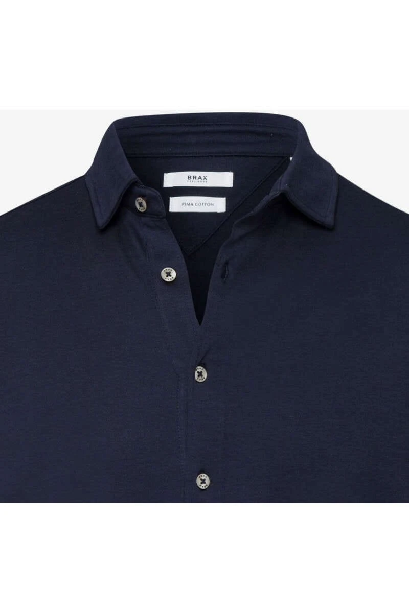 Brax Modern Fit Jerseyhemd Ocean, Einfarbig 2 Brax Modern Fit Jerseyhemd Ocean, Einfarbig – Bild 2