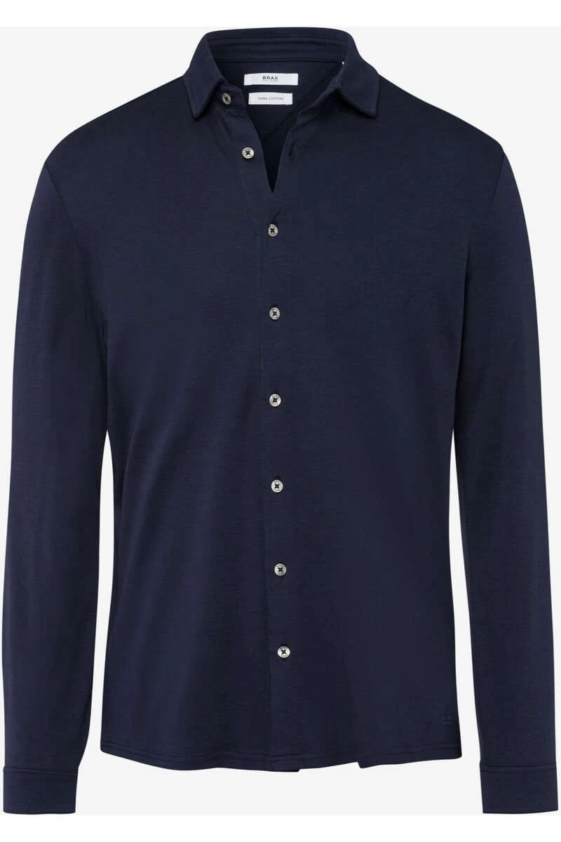 Brax Modern Fit Jerseyhemd Ocean, Einfarbig 1 Brax Modern Fit Jerseyhemd Ocean, Einfarbig