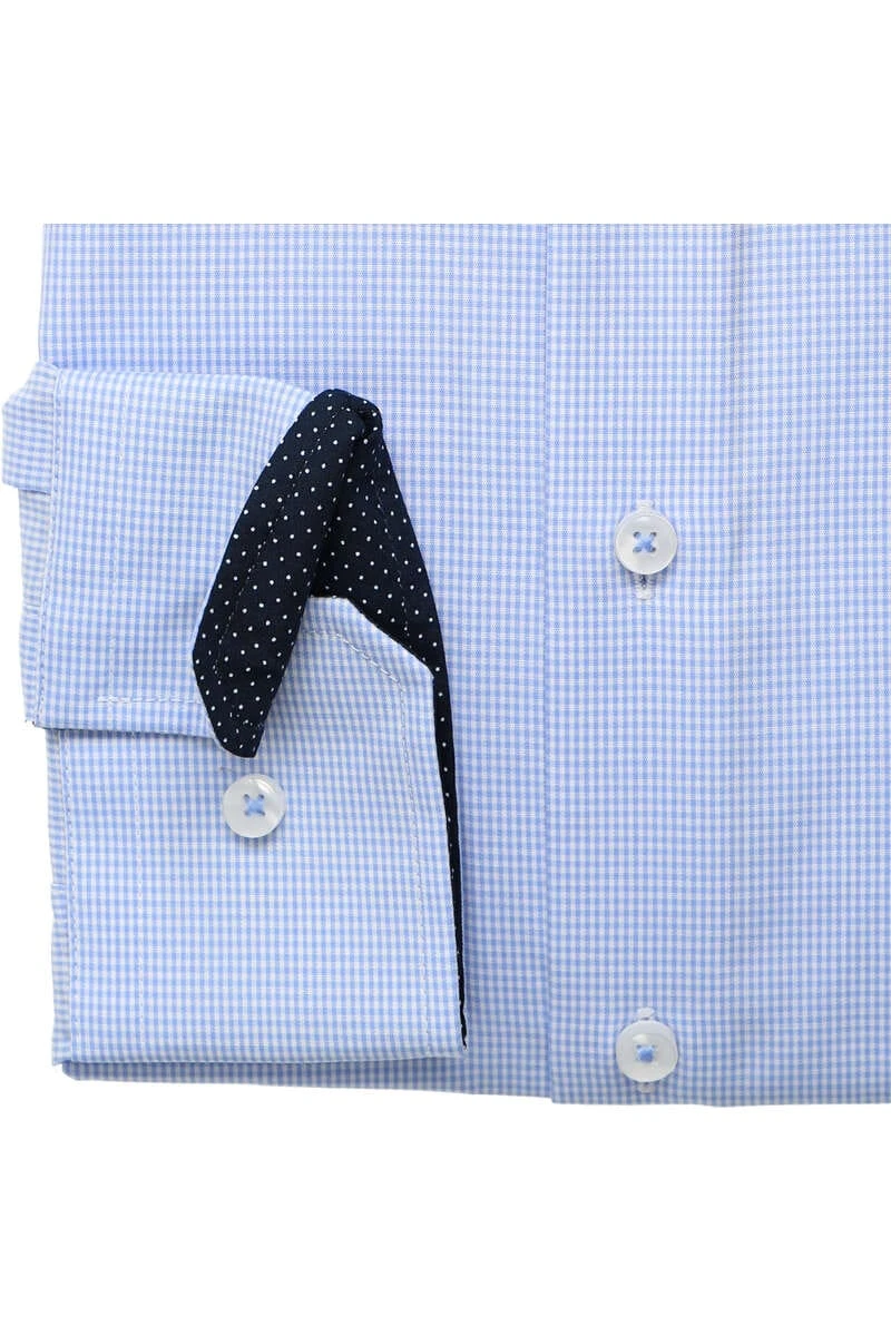 Seidensticker X-Slim Hemd Hellblau, Kariert 3 Seidensticker X-Slim Hemd Hellblau, Kariert – Bild 3