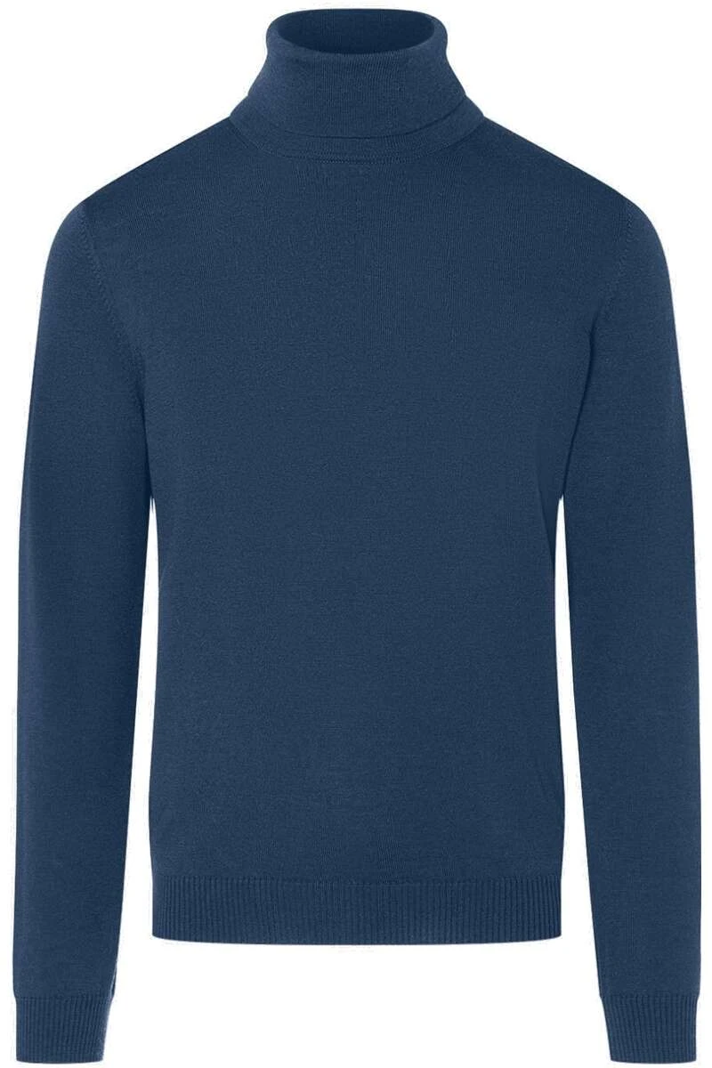 MAERZ Superwash Modern Fit Herren Rollkragenpullover Nachtblau 1 MAERZ Superwash Modern Fit Herren Rollkragenpullover Nachtblau