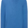 MAERZ Superwash Modern Fit Herren Rollkragenpullover Sky