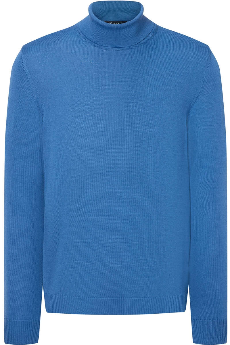MAERZ Superwash Modern Fit Herren Rollkragenpullover Sky 1 MAERZ Superwash Modern Fit Herren Rollkragenpullover Sky