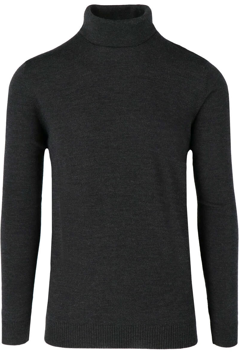MAERZ Modern Fit Herren Rollkragenpullover Anthrazit 1 MAERZ Modern Fit Herren Rollkragenpullover Anthrazit