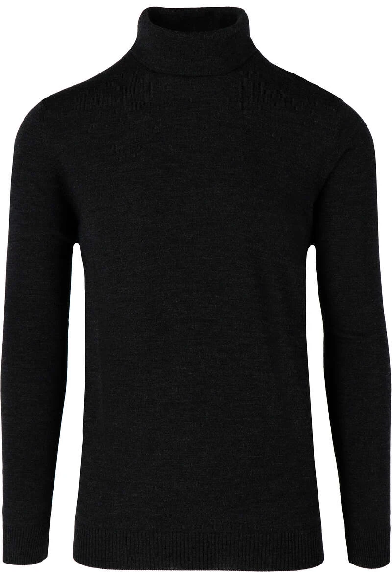 MAERZ Modern Fit Herren Rollkragenpullover Schwarz 1 MAERZ Modern Fit Herren Rollkragenpullover Schwarz