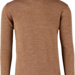 MAERZ Superwash Classic Fit Herren Rollkragenpullover Braunhellbraun