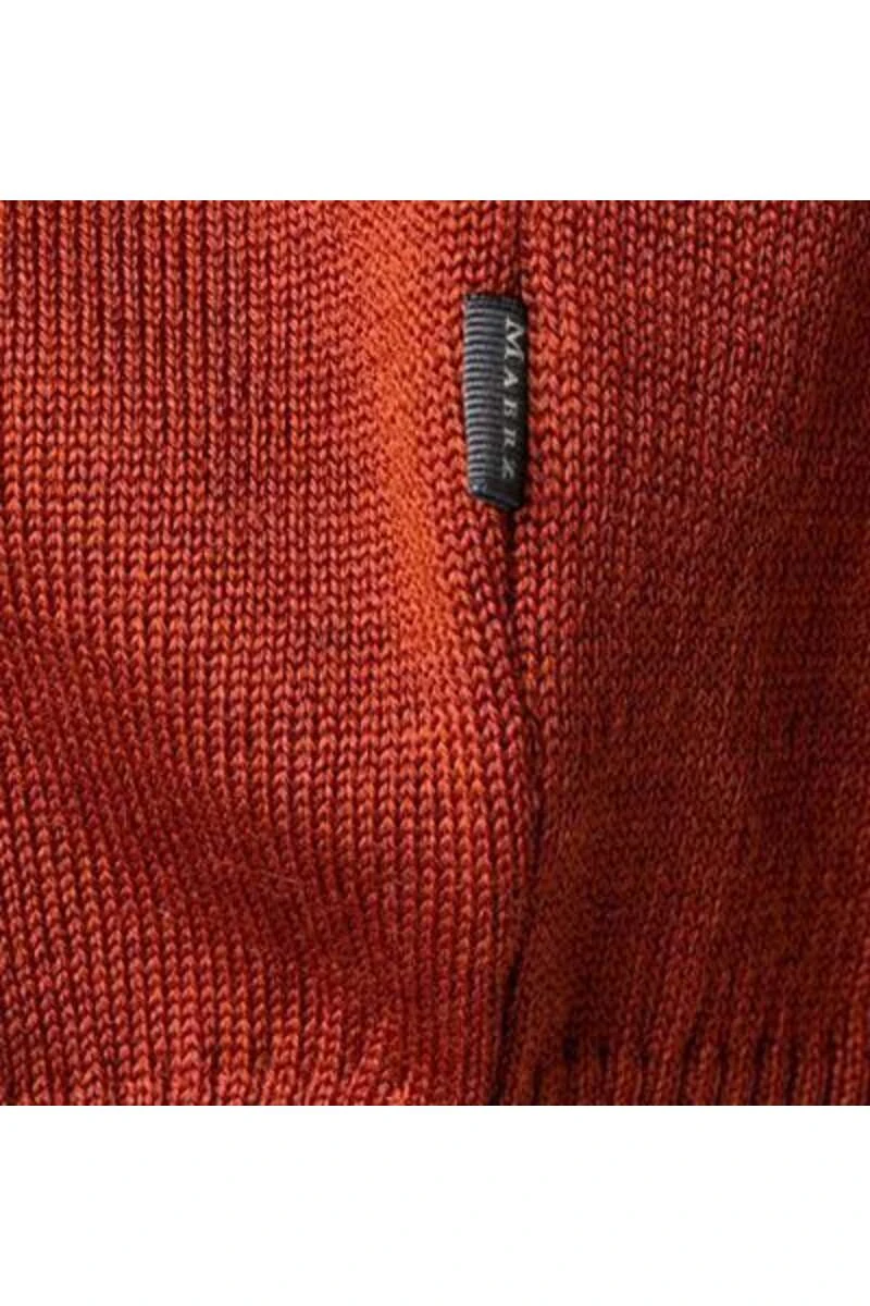 MAERZ Classic Fit Herren Rollkragenpullover Rost 3 MAERZ Classic Fit Herren Rollkragenpullover Rost – Bild 3