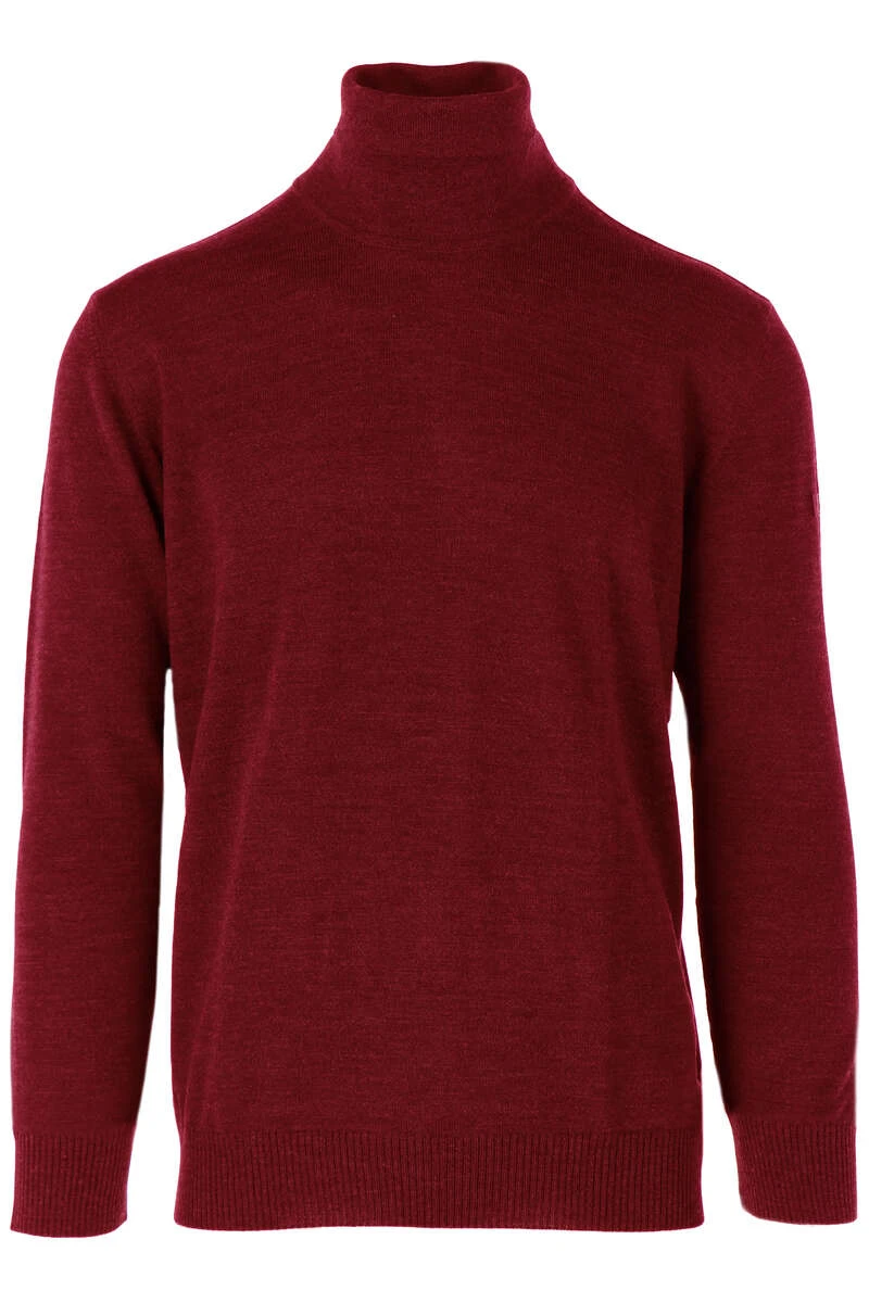 MAERZ Superwash Classic Fit Herren Rollkragenpullover Bordeauxweinrot 1 MAERZ Superwash Classic Fit Herren Rollkragenpullover Bordeauxweinrot