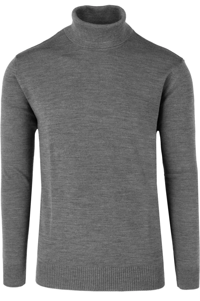 MAERZ Superwash Classic Fit Herren Rollkragenpullover Hellgrau 1 MAERZ Superwash Classic Fit Herren Rollkragenpullover Hellgrau