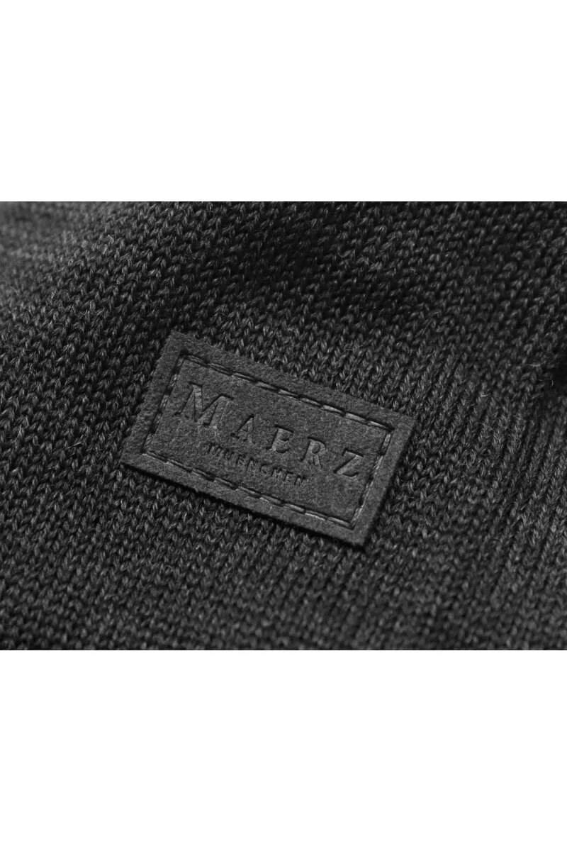 MAERZ Superwash Classic Fit Herren Rollkragenpullover Anthrazit 3 MAERZ Superwash Classic Fit Herren Rollkragenpullover Anthrazit – Bild 3