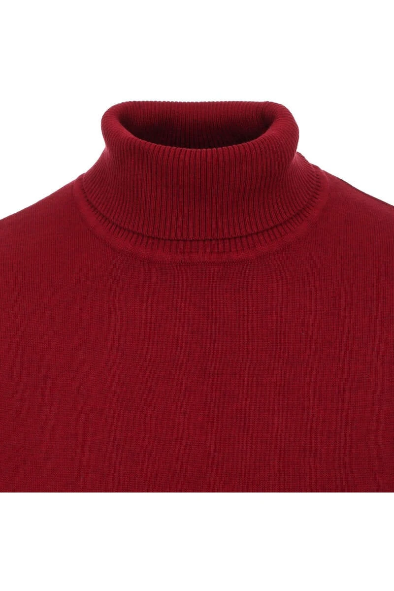 Redmond Casual Regular Fit Herren Rollkragenpullover Bordeaux 2 Redmond Casual Regular Fit Herren Rollkragenpullover Bordeaux – Bild 2