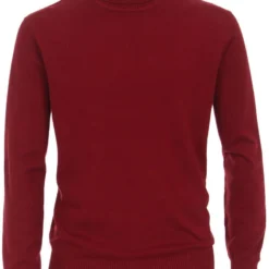 Redmond Casual Regular Fit Herren Rollkragenpullover Bordeaux