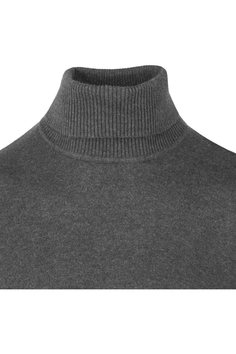 Redmond Regular Fit Herren Rollkragenpullover Grau 2 Redmond Regular Fit Herren Rollkragenpullover Grau – Bild 2