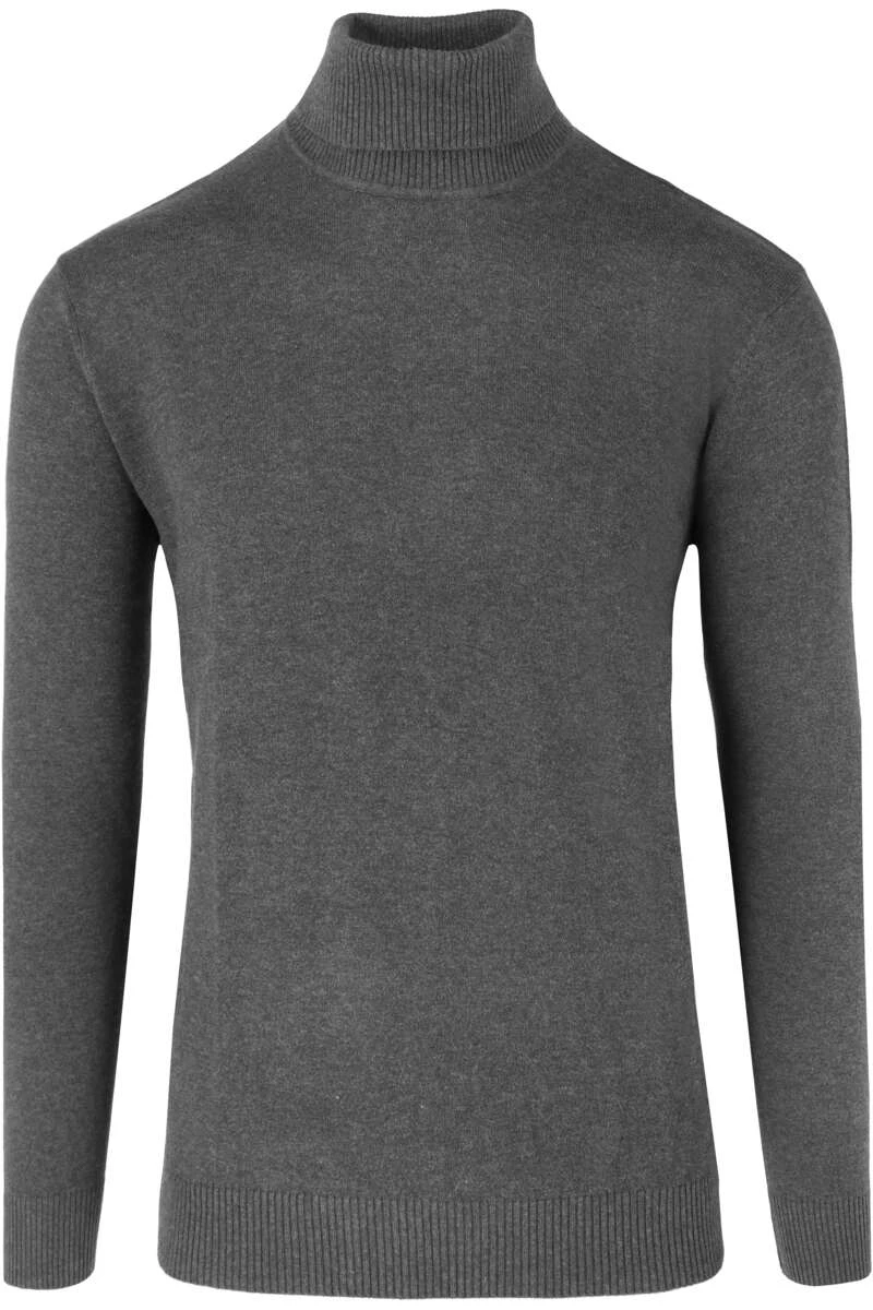 Redmond Regular Fit Herren Rollkragenpullover Grau 1 Redmond Regular Fit Herren Rollkragenpullover Grau