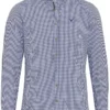 Pure Slim Fit Trachtenhemd Dunkelblau/weiss, Kariert