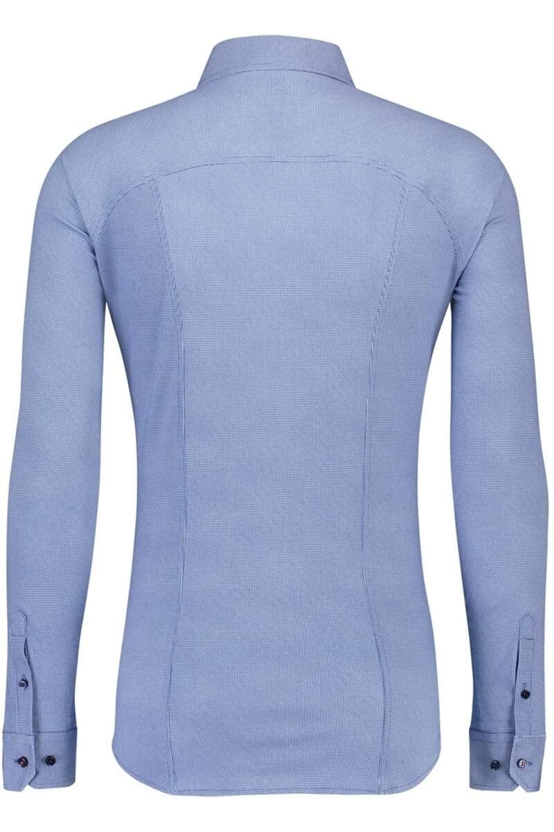 Desoto Slim Fit Jerseyhemd Marine, Faux-uni 3 Desoto Slim Fit Jerseyhemd Marine, Faux-uni – Bild 3