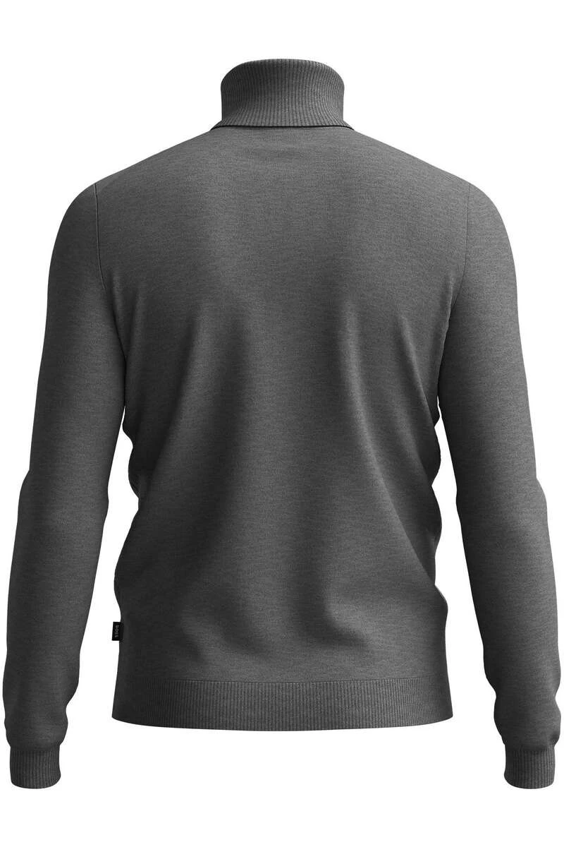 Hugo Boss BOSS Slim Fit Herren Rollkragenpullover Grau 4 Hugo Boss BOSS Slim Fit Herren Rollkragenpullover Grau – Bild 4