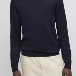 Hugo Boss BOSS Slim Fit Herren Rollkragenpullover Dunkelblau 6 Hugo Boss BOSS Slim Fit Herren Rollkragenpullover Dunkelblau -Angebote Pierre Cardin Store 50468262 404 8 800
