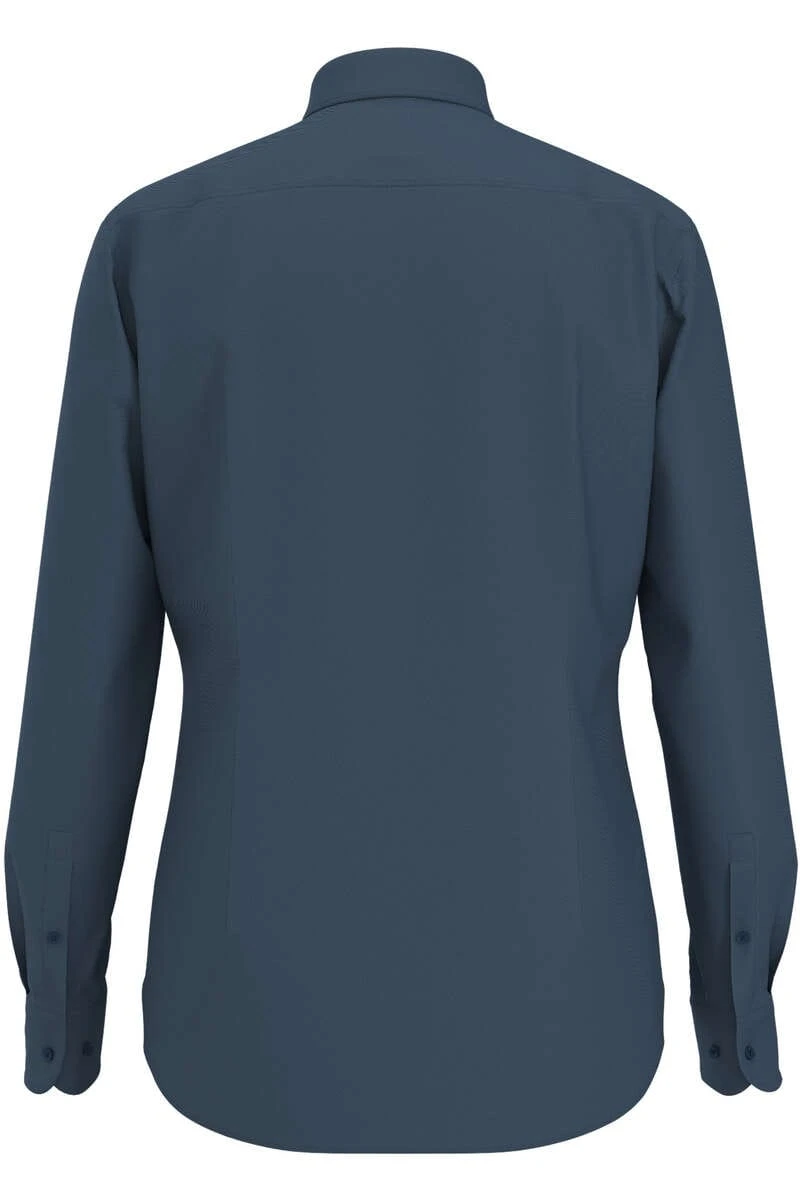 Hugo Boss BOSS Slim Fit Hemd Dunkelblau, Einfarbig 4 Hugo Boss BOSS Slim Fit Hemd Dunkelblau, Einfarbig – Bild 4