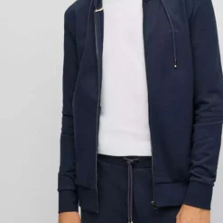 Hugo Boss BOSS Regular Fit Sweatjacke Mit Kapuze Dunkelblau 6 Hugo Boss BOSS Regular Fit Sweatjacke Mit Kapuze Dunkelblau -Angebote Pierre Cardin Store 50471960 404 8 800