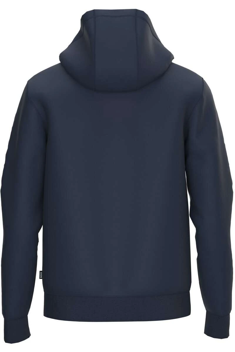 Hugo Boss BOSS Regular Fit Sweatjacke Mit Kapuze Dunkelblau 4 Hugo Boss BOSS Regular Fit Sweatjacke Mit Kapuze Dunkelblau – Bild 4