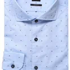 Hugo Boss BOSS C-HAL Slim Fit Hemd Hellblau, Gepunktet