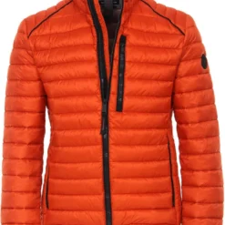 Casa Moda Casual Casual Fit Herren Steppjacke Zip Orange
