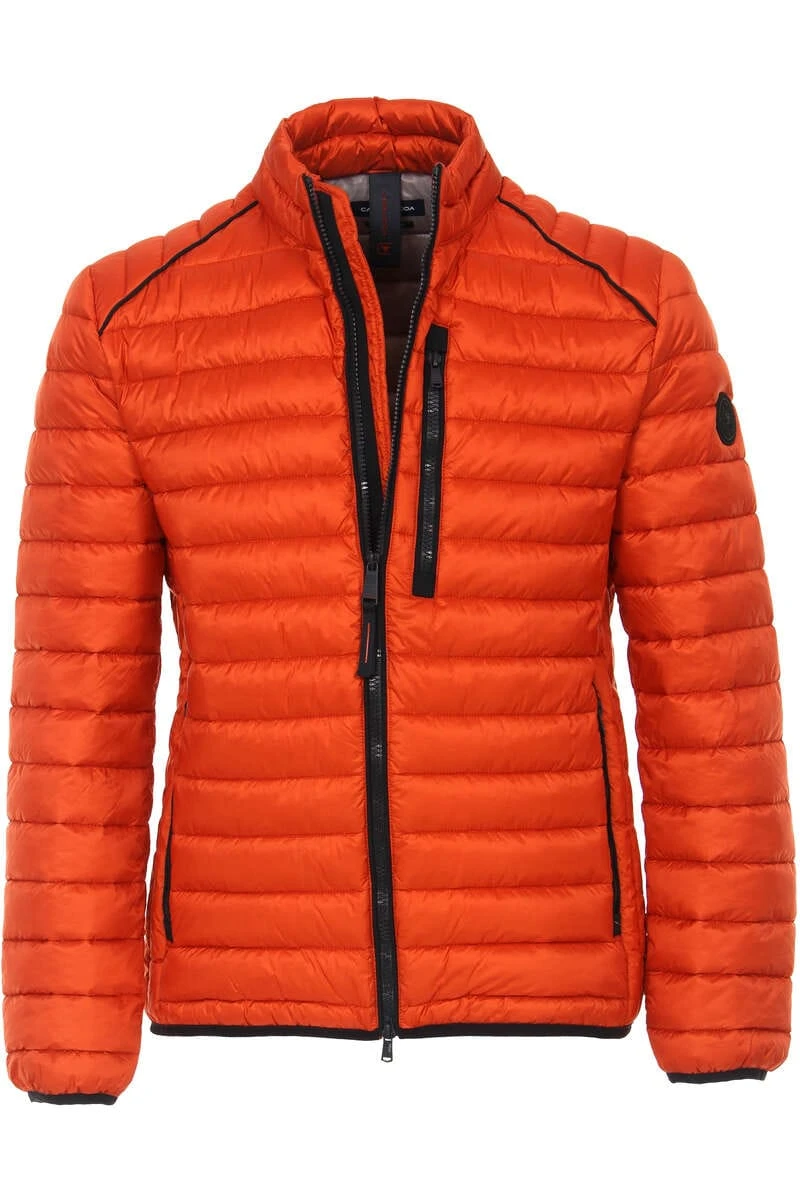 Casa Moda Casual Casual Fit Herren Steppjacke Zip Orange 1 Casa Moda Casual Casual Fit Herren Steppjacke Zip Orange