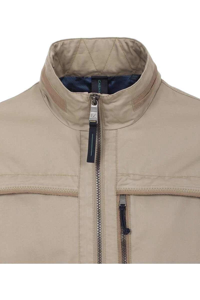 Casa Moda Casual Fit Herren Übergangsjacke Beige 2 Casa Moda Casual Fit Herren Übergangsjacke Beige – Bild 2