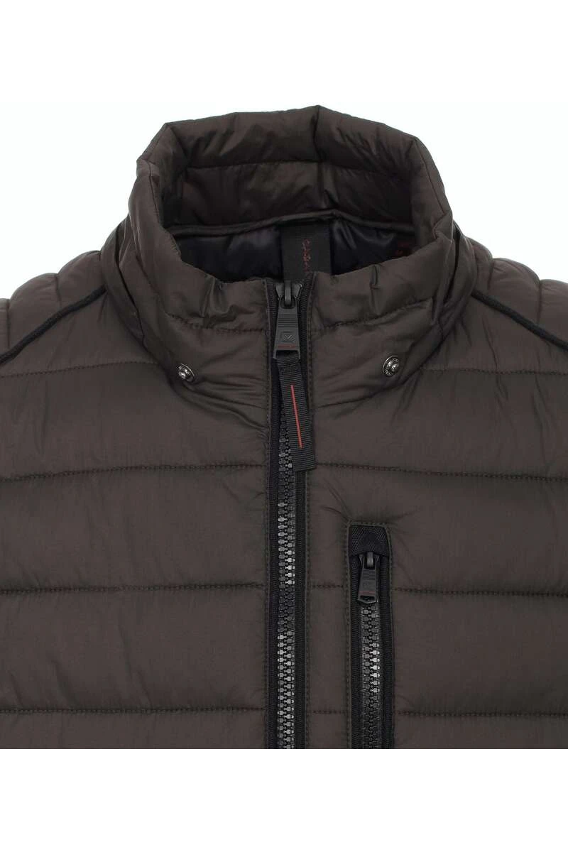 Casa Moda Herren Jacke Kapuze Grau/braun 2 Casa Moda Herren Jacke Kapuze Grau/braun – Bild 2