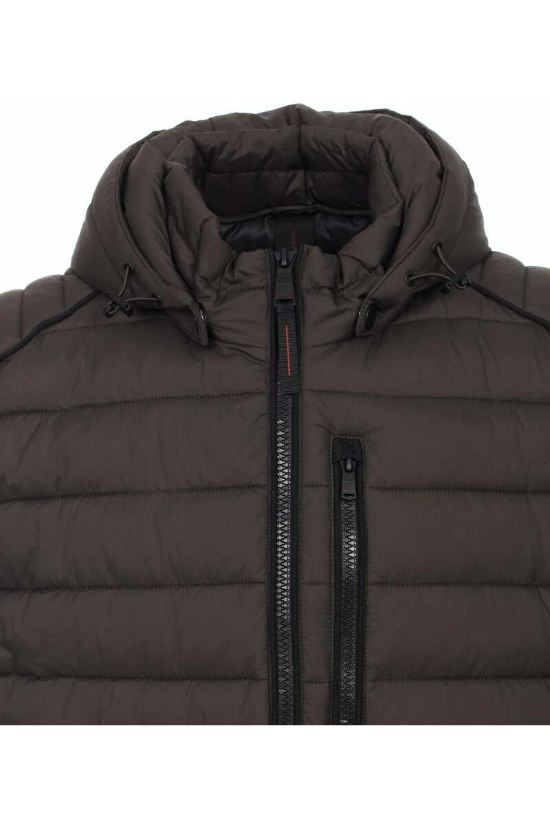 Casa Moda Herren Jacke Kapuze Grau/braun 4 Casa Moda Herren Jacke Kapuze Grau/braun – Bild 4