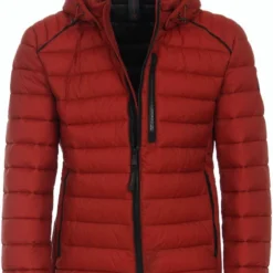 Casa Moda Herren Jacke Kapuze Orange/grau