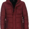 Casa Moda Casual Fit Herren Parka Kapuze Bordeaux