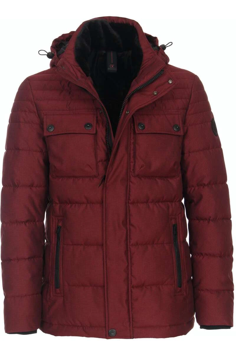 Casa Moda Casual Fit Herren Parka Kapuze Bordeaux 1 Casa Moda Casual Fit Herren Parka Kapuze Bordeaux