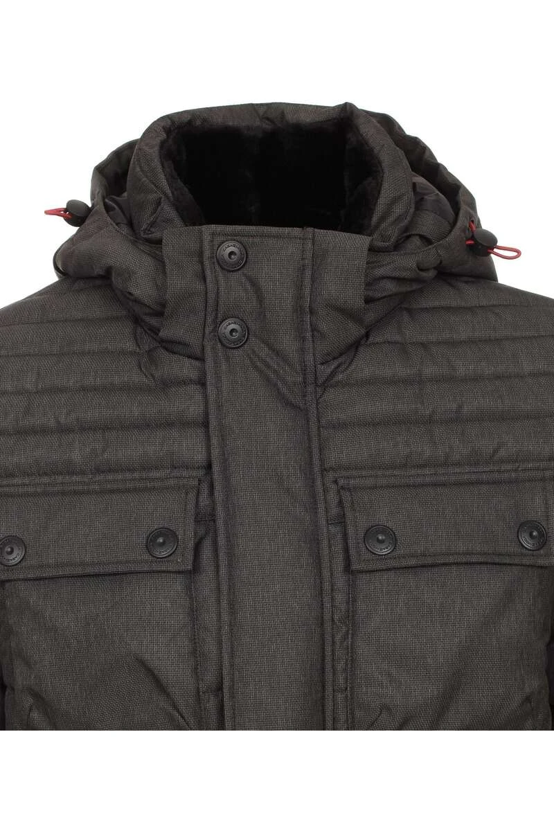 Casa Moda Herren Parka Grau 4 Casa Moda Herren Parka Grau – Bild 4