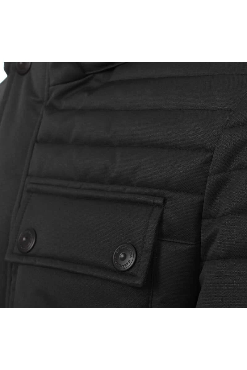 Casa Moda Herren Parka Schwarz 3 Casa Moda Herren Parka Schwarz – Bild 3